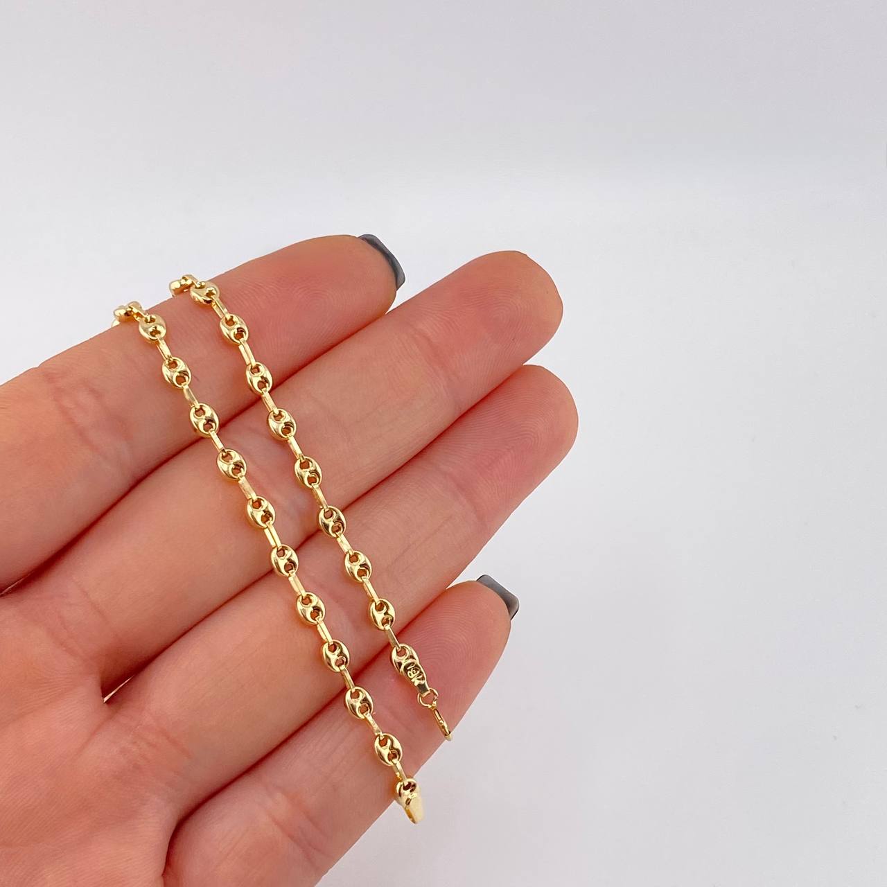 Cadena Gc 4.8 g / 46 cm / 3.3 mm Oro Amarillo 18K