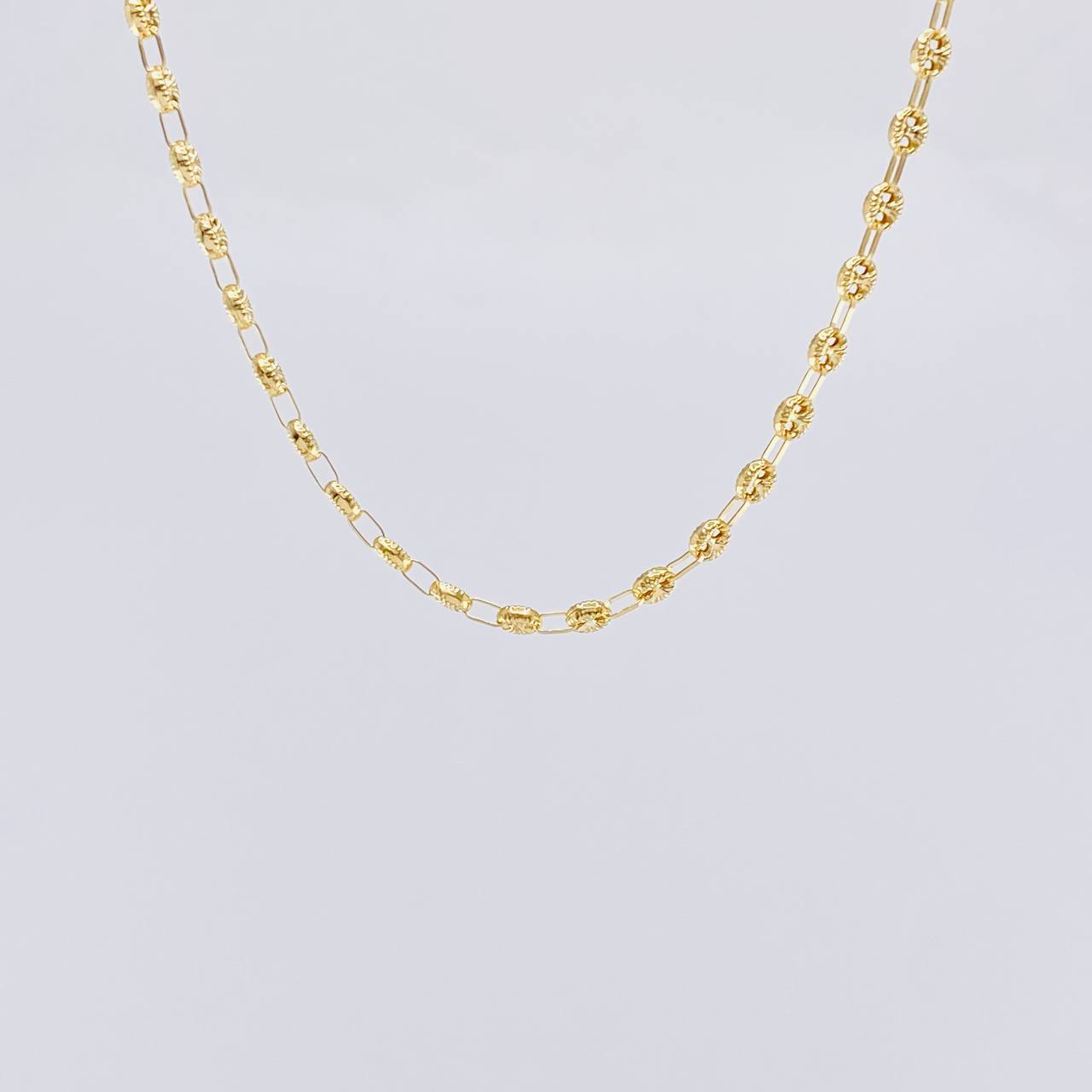 Cadena Gc Diamantada 4.6 g / 18 in / 3.3 mm Oro Amarillo 18K