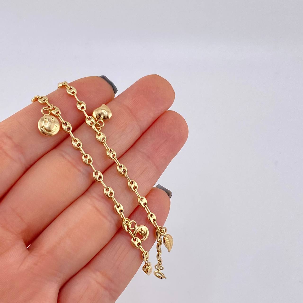 Gc Pendants Anklet 4.15 g / 10 1/2 in / 3.1 mm Yellow Gold 18K
