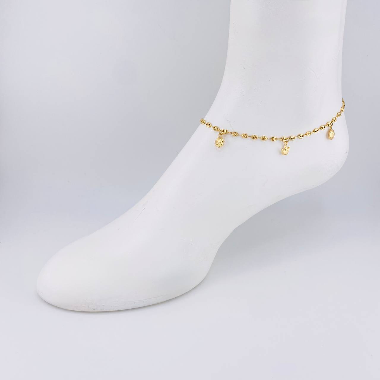 Gc Pendants Anklet 4.15 g / 10 1/2 in / 3.1 mm Yellow Gold 18K