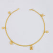 Roll On Anklet Pendants 3.55 g / 9 3/4 in / 2.3 mm Yellow Gold 18K