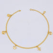 Roll On Anklet Pendants 3.65 g / 9 3/4 in / 2.3 mm 18K Yellow Gold