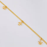Roll On Anklet Pendants 3.65 g / 9 3/4 in / 2.3 mm 18K Yellow Gold