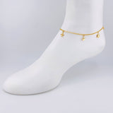 Roll On Anklet Pendants 3.65 g / 9 3/4 in / 2.3 mm 18K Yellow Gold