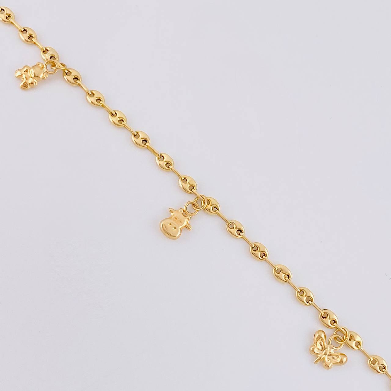 Gc Anklet Pendants 3.85 g / 9 3/4 in / 3.1 mm Yellow Gold 18K