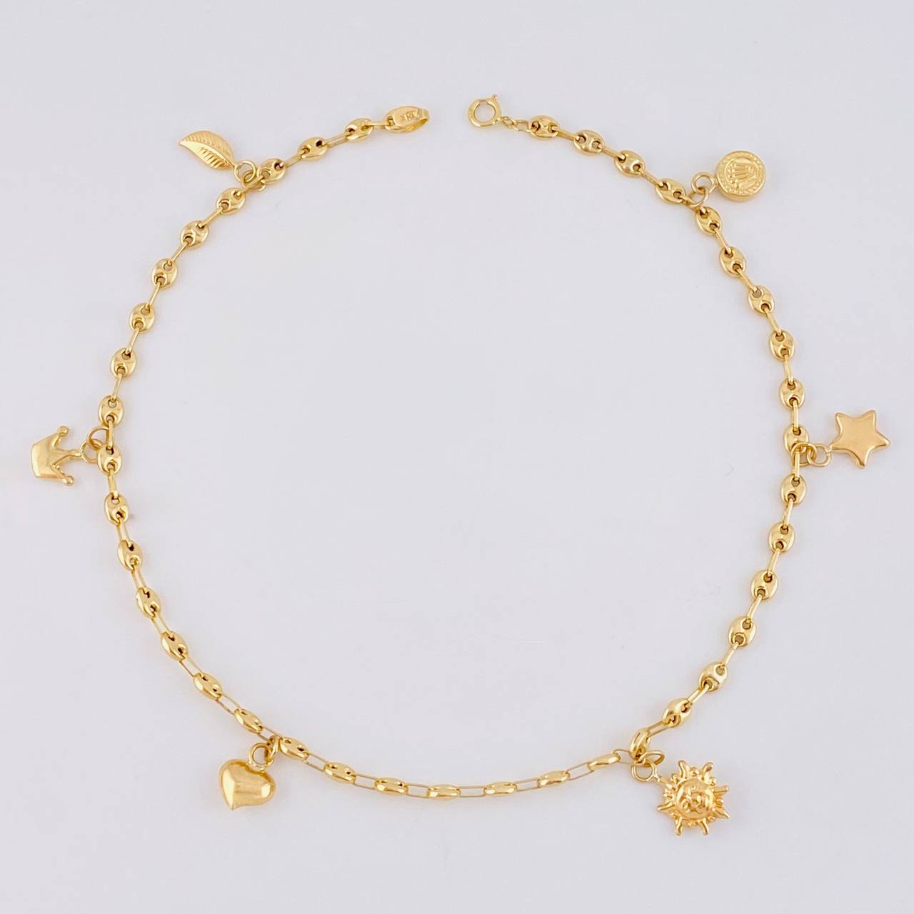 Gc Anklet Pendants 4.3 g / 10 1/2 in / 3.1 mm Yellow Gold 18K