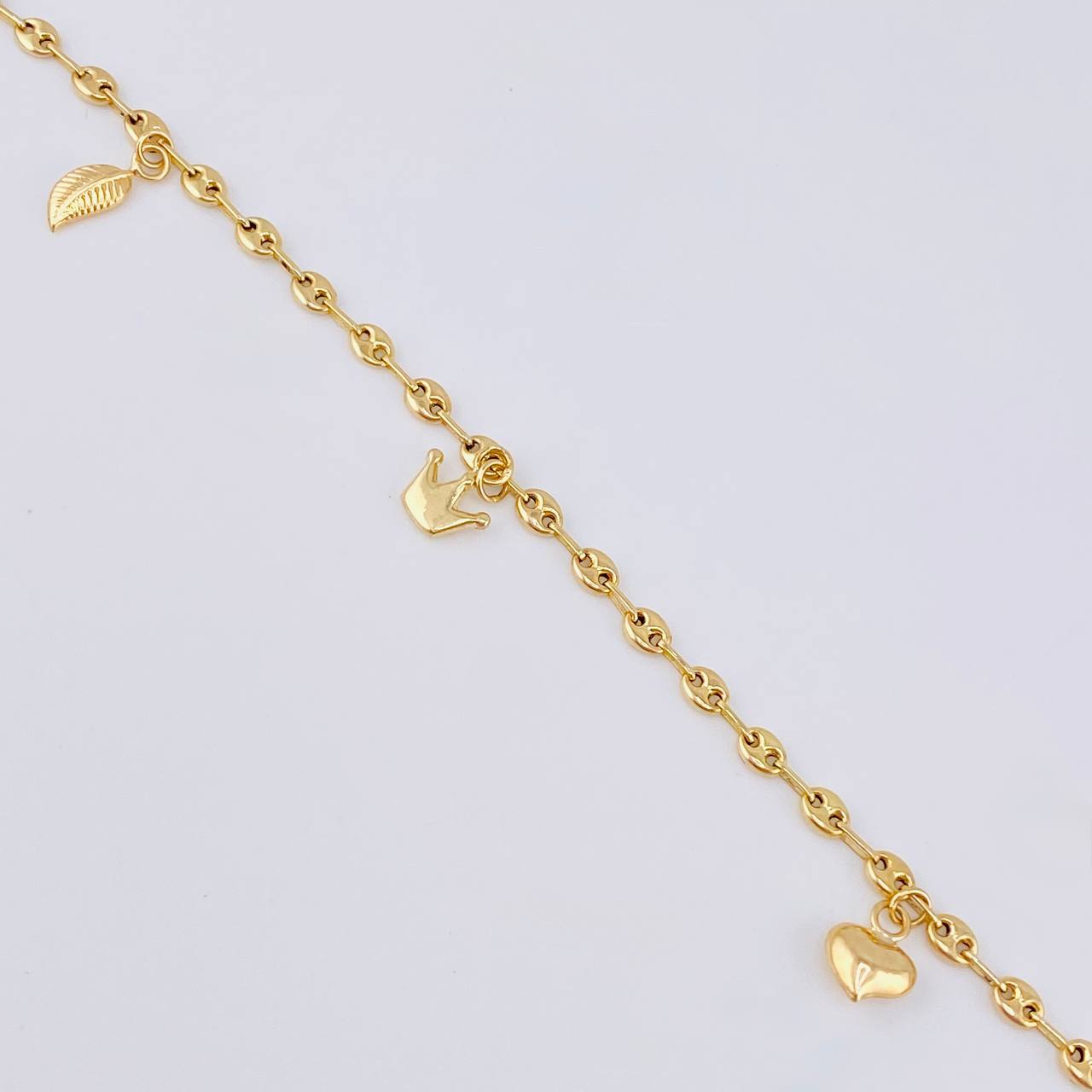 Gc Anklet Pendants 4.3 g / 10 1/2 in / 3.1 mm Yellow Gold 18K