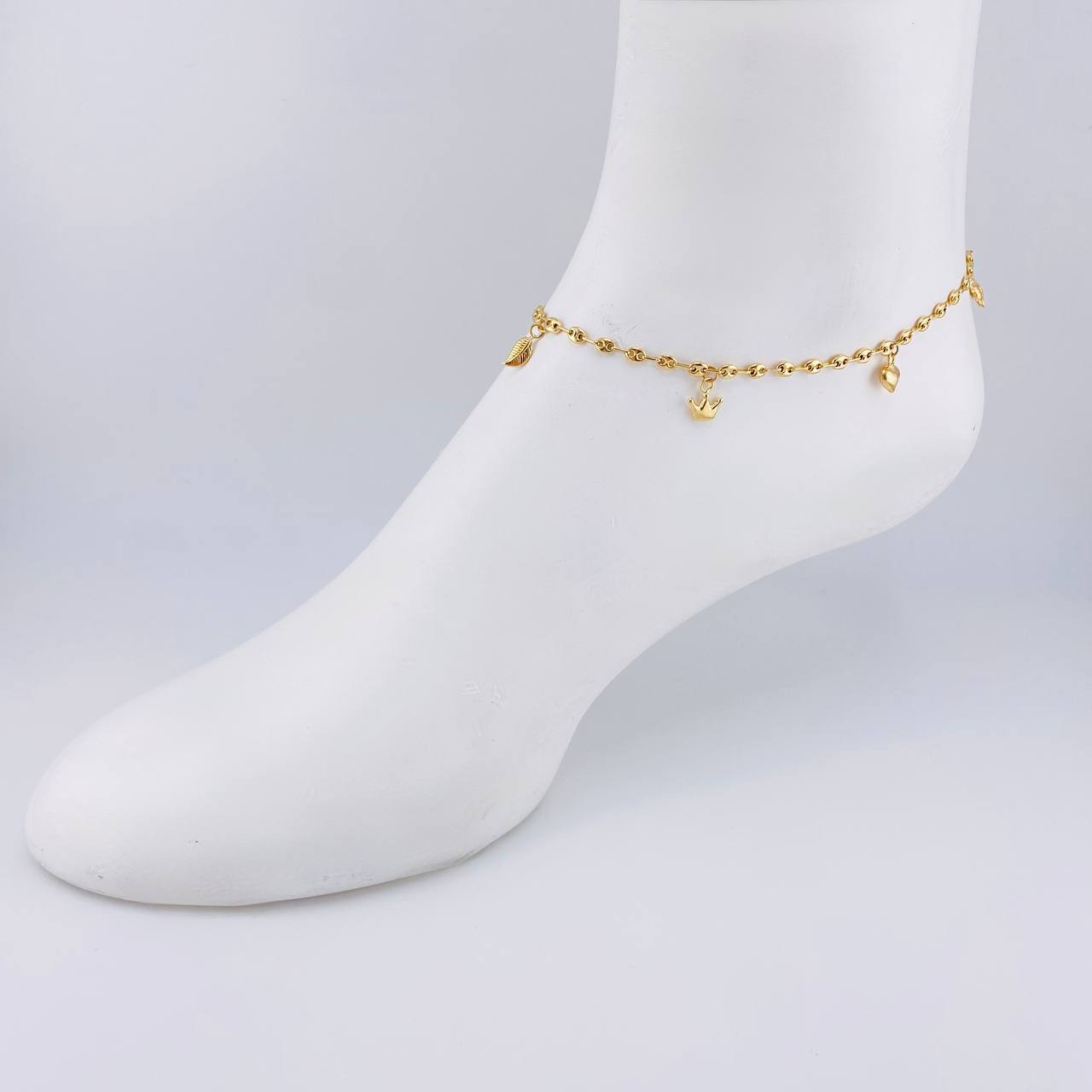 Gc Anklet Pendants 4.3 g / 10 1/2 in / 3.1 mm Yellow Gold 18K