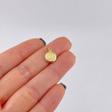 Dije Circulo Letra N 0.4 g / 3/4 in Oro Amarillo 18K
