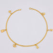 Tobillera Roll On Dijes 3.6 g / 9 3/4 in / 2.3 mm Oro Amarillo 18K