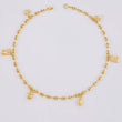Tobillera Gc Dijes 4.05 g / 10 1/4 in / 3.2 mm Oro Amarillo 18K