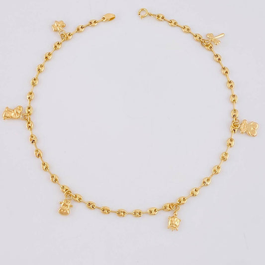 Gc Anklet Pendants 4.05 g / 10 1/4 in / 3.2 mm 18K Yellow Gold
