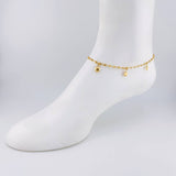 Tobillera Gc Dijes 4.2 g / 10 1/4 in / 3.2 mm Oro Amarillo 18K