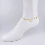 Tobillera Gc Dijes 3.95 g / 10 in / 3.2 mm Oro Amarillo 18K