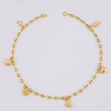 Tobillera Gc Dijes 4.05 g / 10 in / 3.2 mm Oro Amarillo 18K