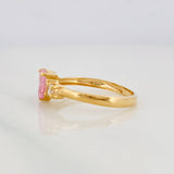 Anillo Corazon 2.05g / T6 1/4 Oro Amarillo 18K