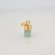 Dije Morralla Esmeralda 0.4g / 1/2 in Oro Amarillo 18K