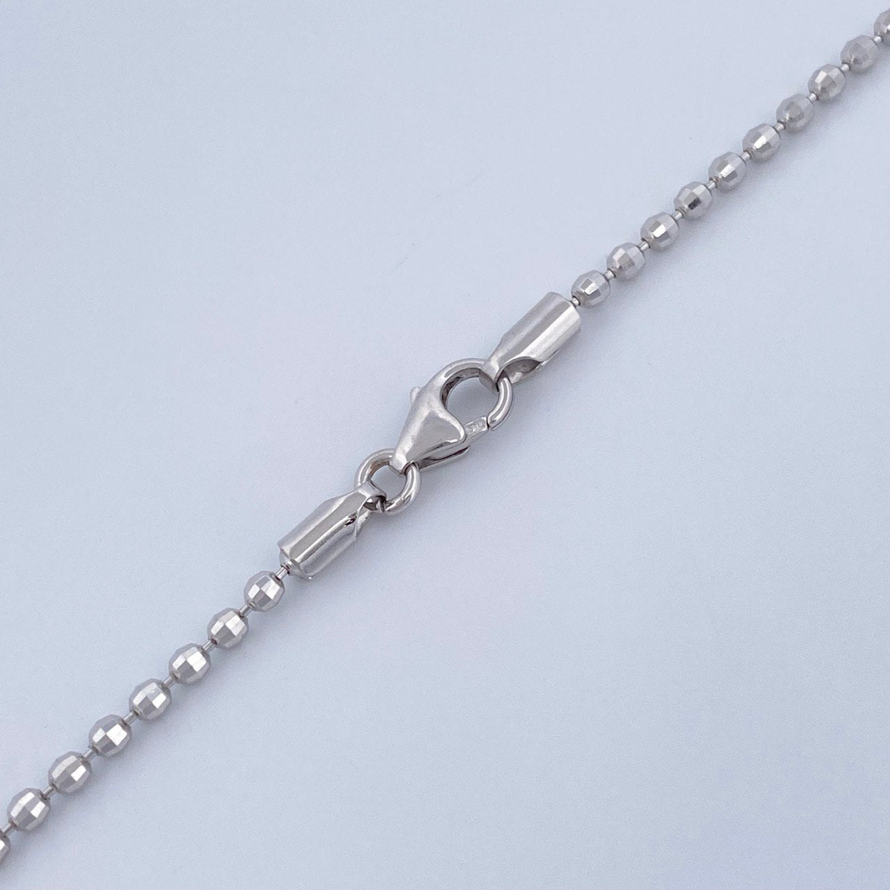 Military Chain 6.6gr / 19 3/4in / White Gold 18K +3 &