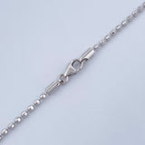 Military Chain 6.6gr / 19 3/4in / White Gold 18K +3 &