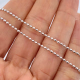 Military Chain 6.6gr / 19 3/4in / White Gold 18K +3 &