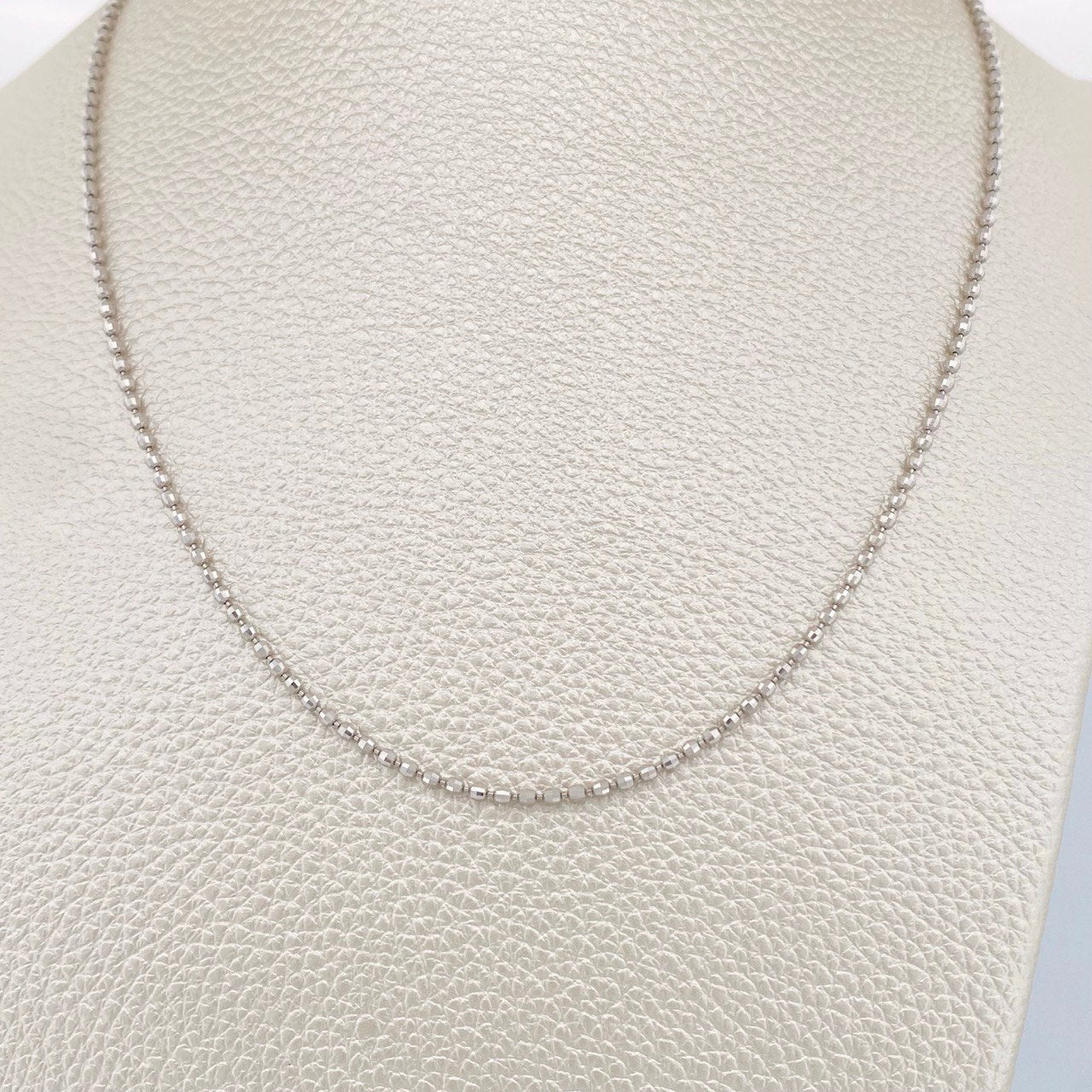 Military Chain 6.6gr / 19 3/4in / White Gold 18K +3 &