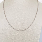 Military Chain 6.6gr / 19 3/4in / White Gold 18K +3 &