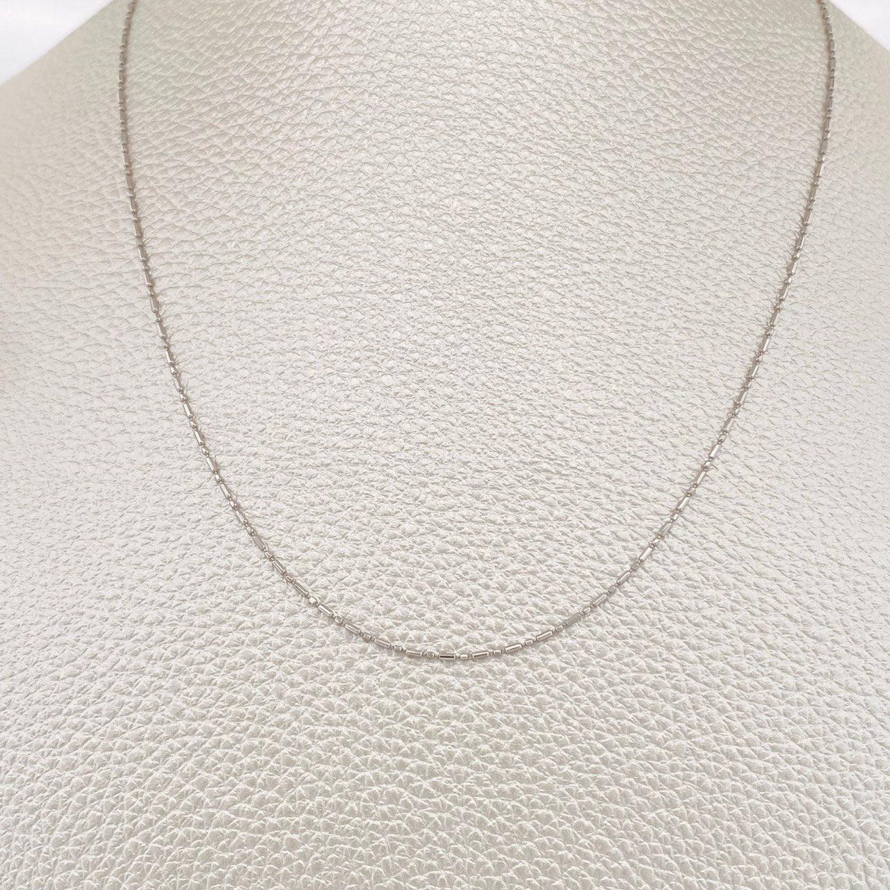 Morse Chain 1.35gr / 17.8in / 18K White Gold +3$