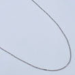 Venetian Chain 1.3gr / 17.8in / 18K White Gold +3 &