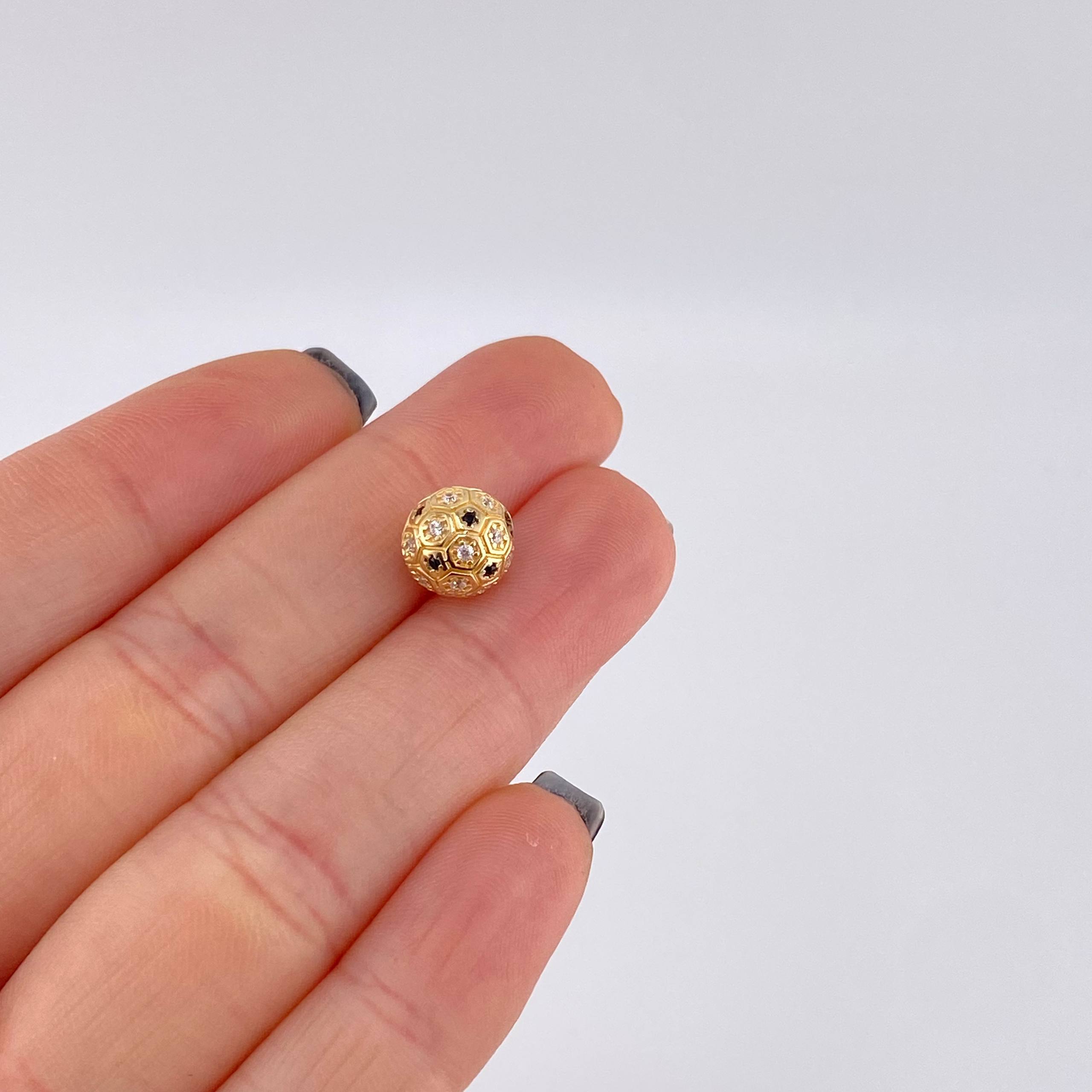 Herraje Balón 1.55 g / 1/4 in Oro Amarillo 18K
