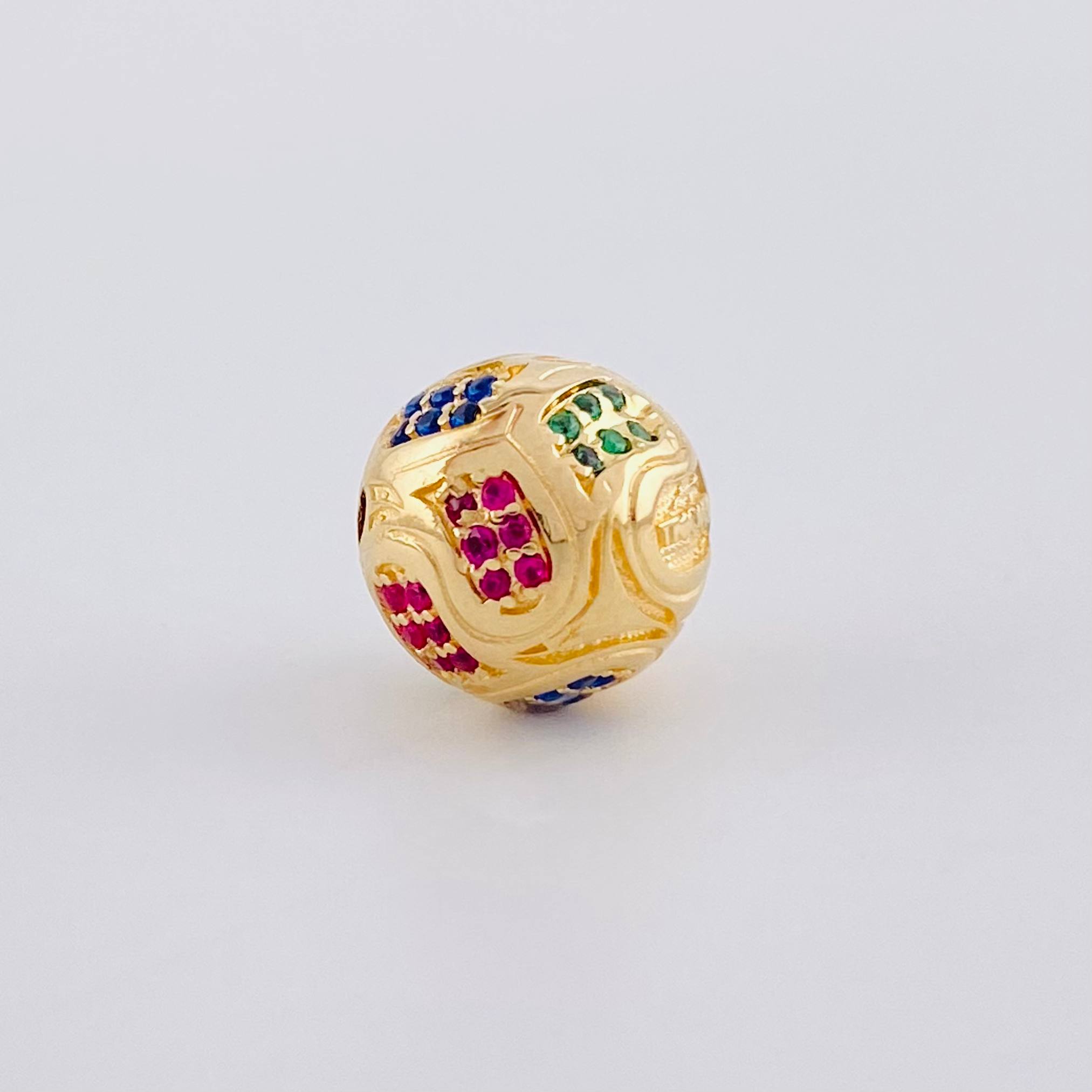 Herraje Balón 2 g / 1/2 in Oro Amarillo 18K