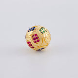 Herraje Balón 2 g / 1/2 in Oro Amarillo 18K