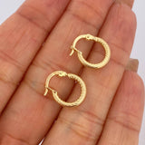 Hoop Earrings Carly 1.05gr / 1.5cm / 18K Gold &