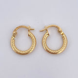 Hoop Earrings Carly 0.95gr / 1.5cm / 18K Gold &