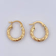 Hoop Earrings Carlota 1.5gr / 0.7in / 18K Gold &