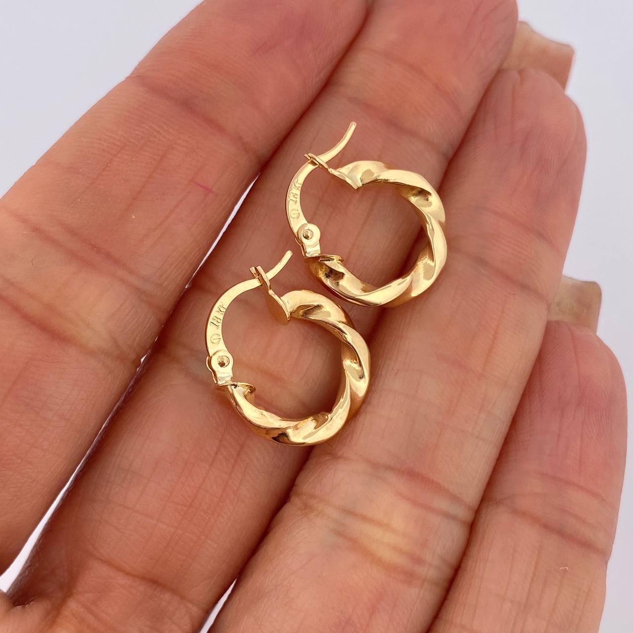 Candongas Milu 1.35gr / 1.8cm / Oro 18K &