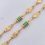 Diamond-Cut Link Chain 16.05gr / 61cm / 18K Gold &