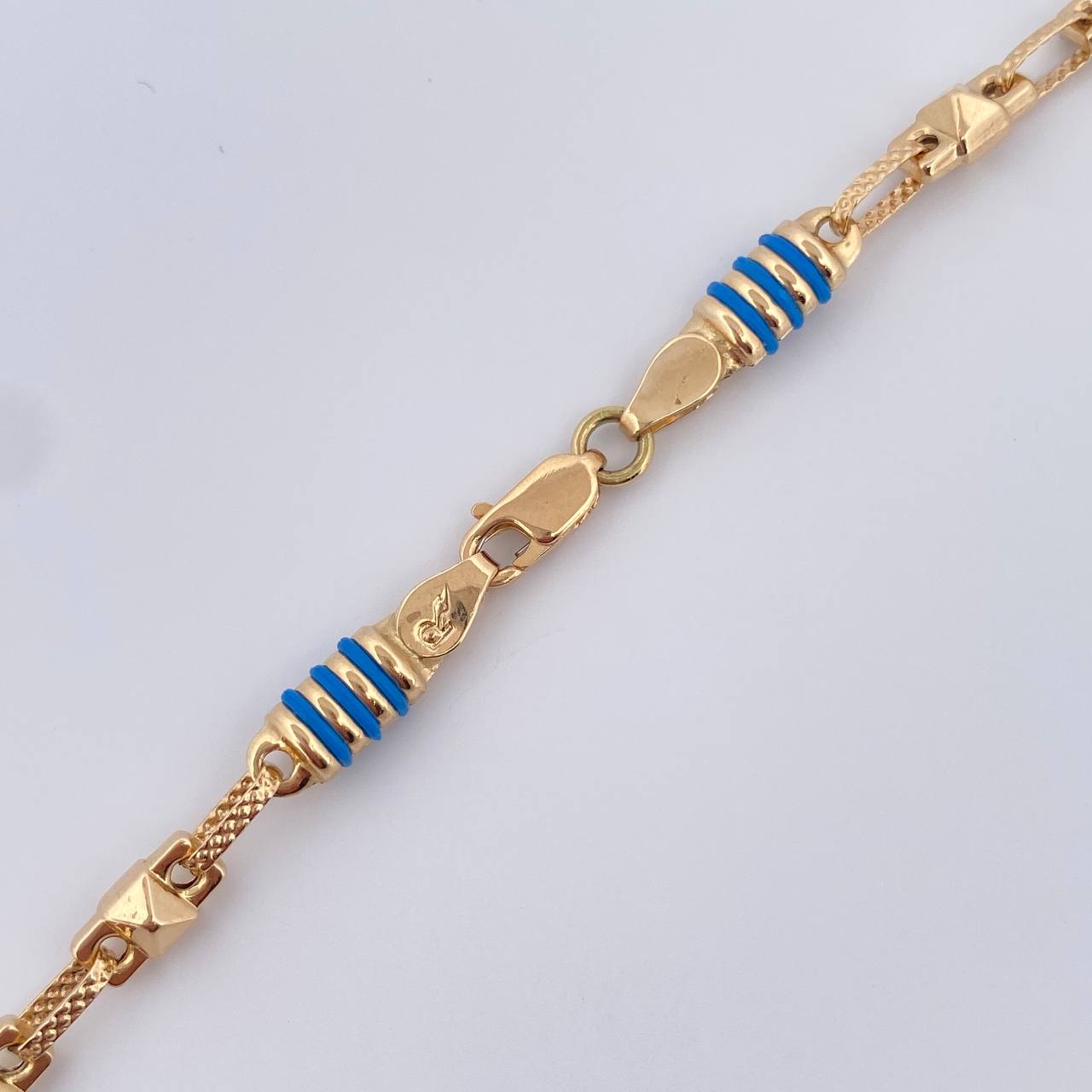 Rustic Rhombus Chain 15.1gr / 24.2in / 18K Gold &