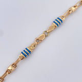 Rustic Rhombus Chain 15.1gr / 24.2in / 18K Gold &
