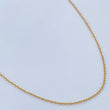 Cadena Aro Seguido 1.35gr / 18 in / 1mm Oro Amarillo +3 18K %