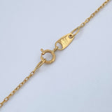 Classic Link Chain 1.3gr / 17 3/4 in / 18K Gold +3 &
