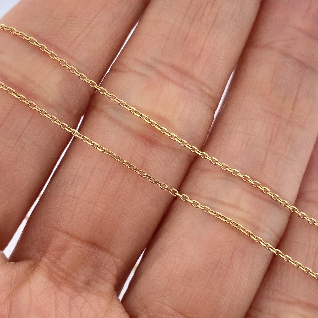 Cadena Aro Seguido 1.6gr / 19 3/4 in / Oro Amarillo +3 18K &