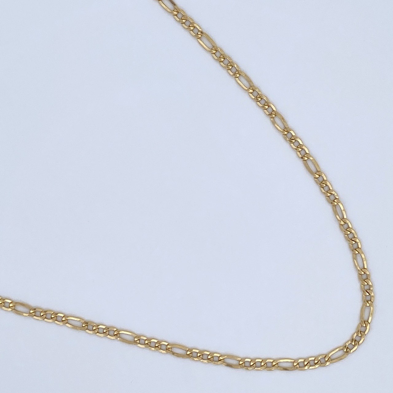 Cadena Figaro 3.6gr / 24 in / Oro Amarillo +1 18K &