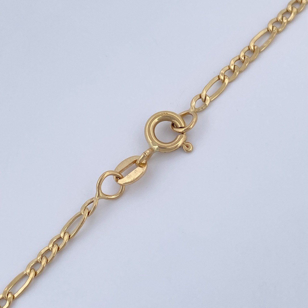 Figaro Chain 3.6gr / 24in / 18K Gold +1 &