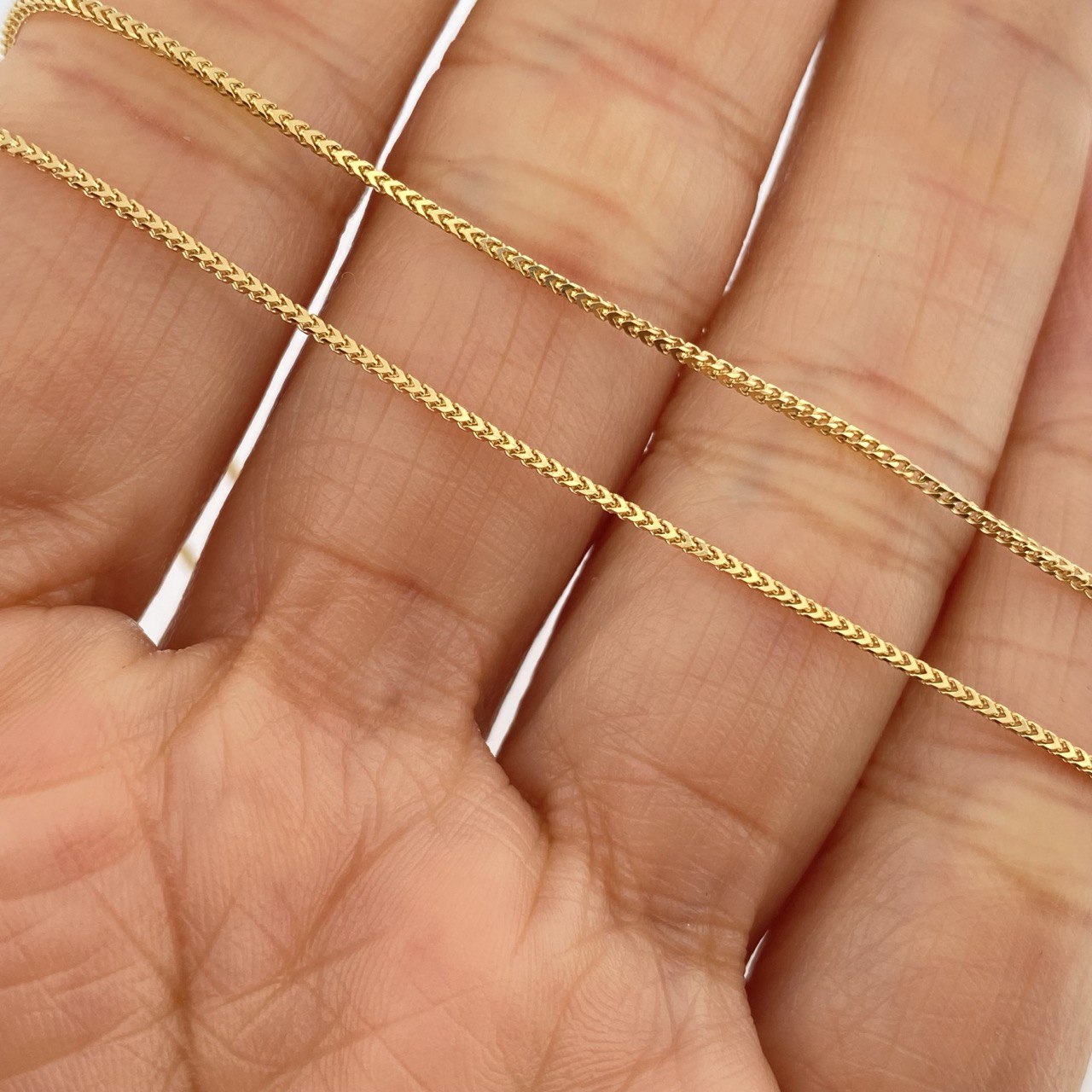 Franco Chain 3.85gr / 23 3/4 in / 18K Gold +3 &