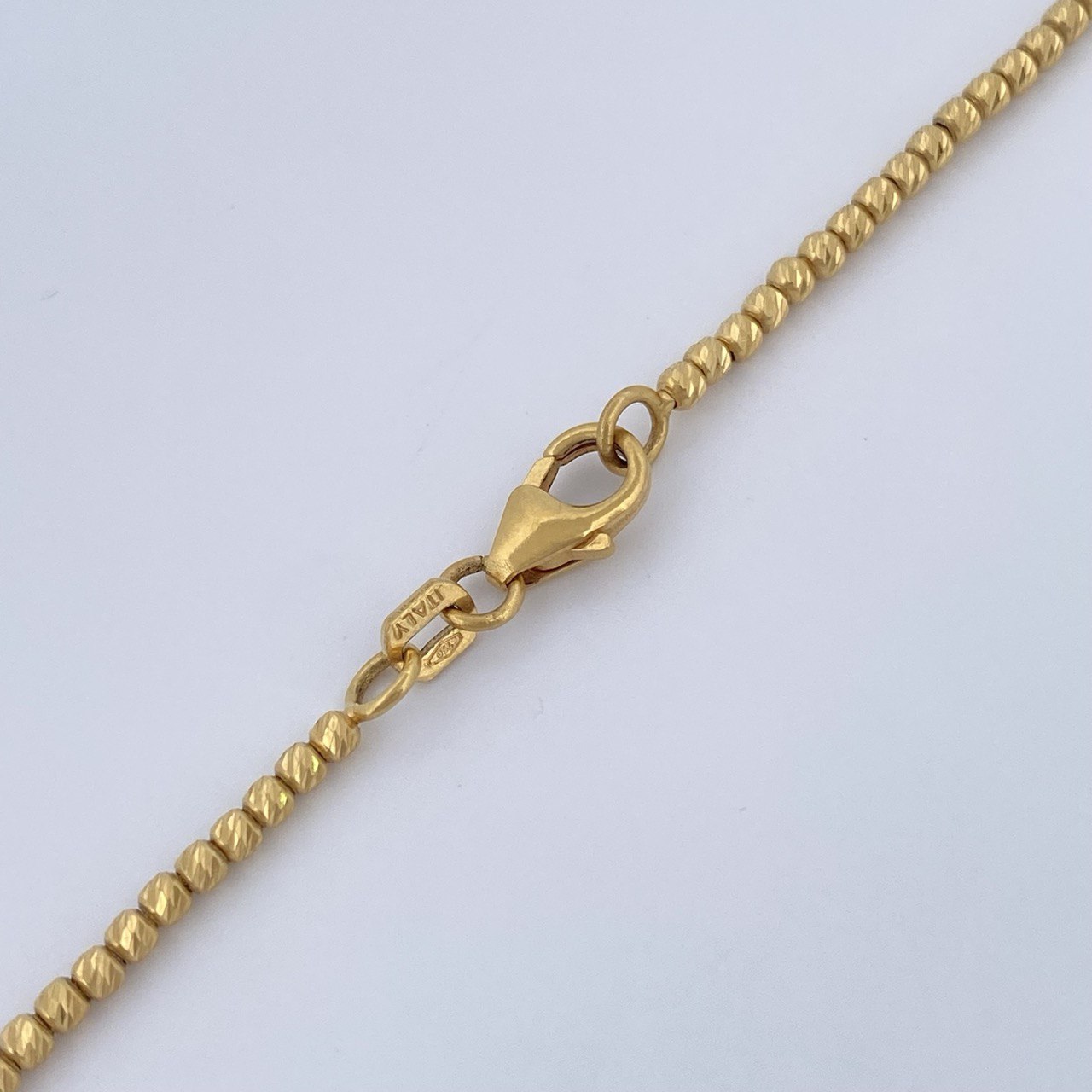 Cadena Tipo Militar 7.5gr / 19 3/4 in / Oro Amarillo +3 18K &