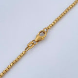 Cadena Tipo Militar 7.5gr / 19 3/4 in / Oro Amarillo +3 18K &