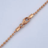 Cadena Militar 5.25gr / 23 3/4 in / Oro Rosa +3 18K &