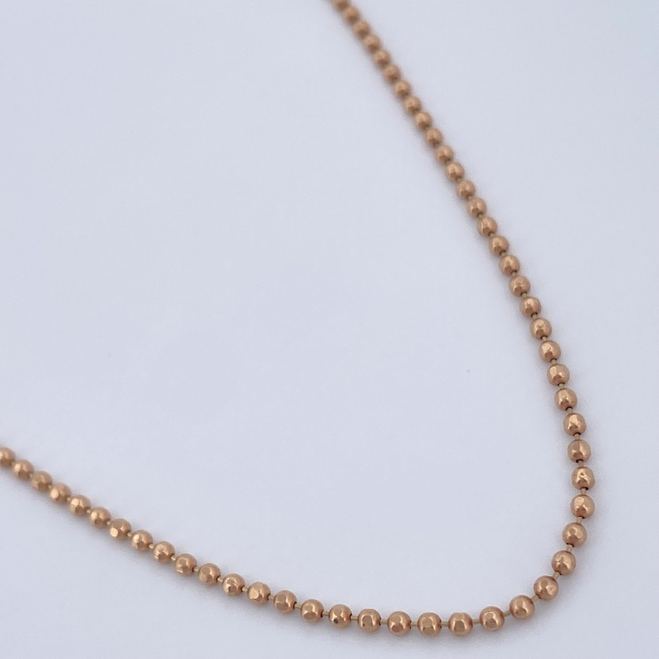 Cadena Militar 5.25gr / 23 3/4 in / Oro Rosa +3 18K &