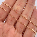 Cadena Militar 5.25gr / 23 3/4 in / Oro Rosa +3 18K &