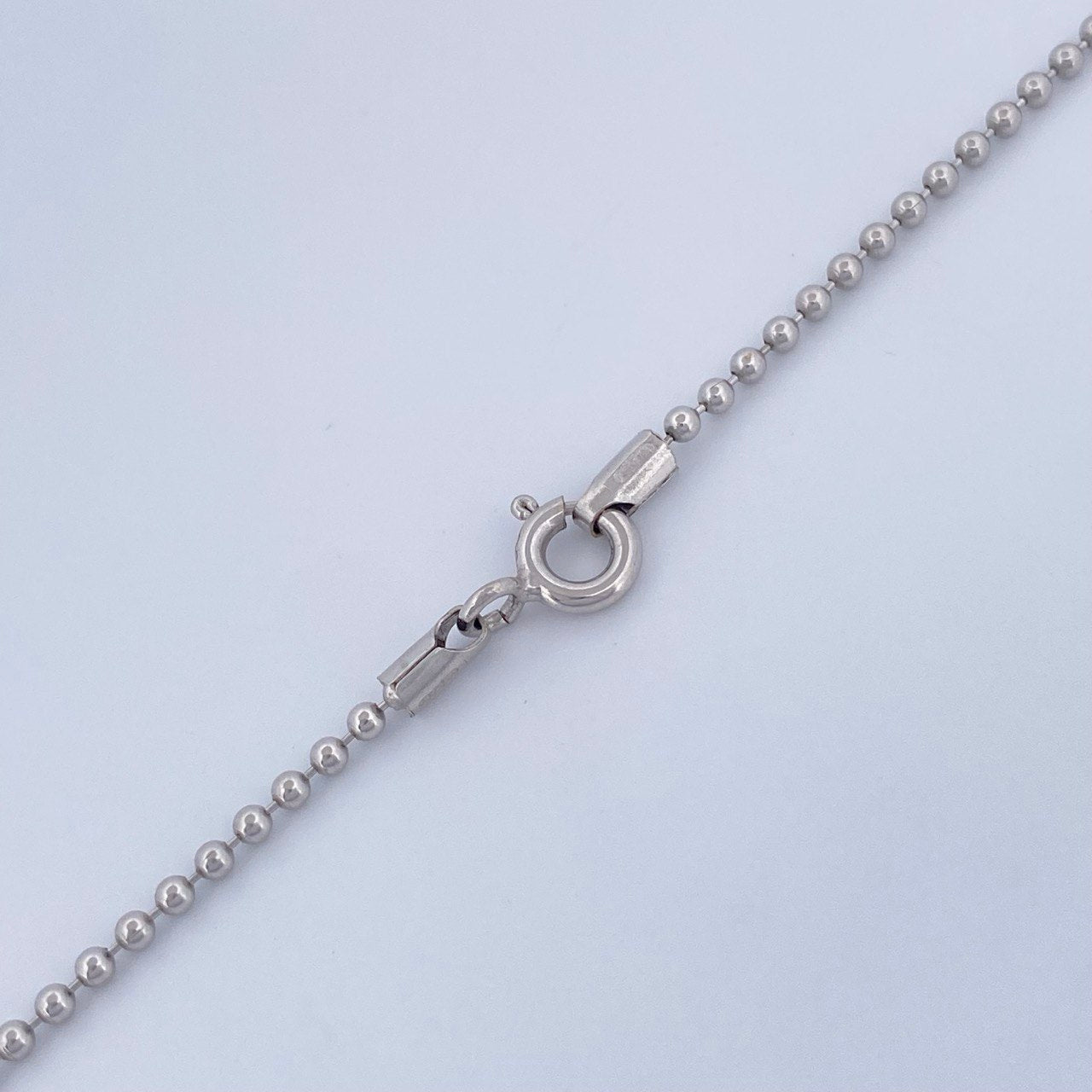Military Chain 3.45gr / 15 3/4 in / White Gold +3 18K &